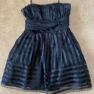 Formal Strapless black gown